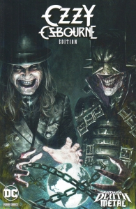Fumetto - Dc crossover - batman - death metal - variant band n.7: Ozzy ozbourne edition