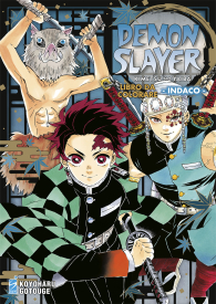 Fumetto - Demon slayer - libro da colorare n.4: Indaco