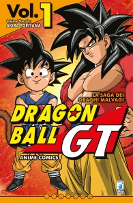 Fumetto - Dragon ball gt - anime comics n.1: La saga dei draghi malvagi n.1