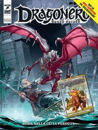 Fumetto - Dragonero - mondo oscuro n.7: Cover a - mini copertina dragonero 24