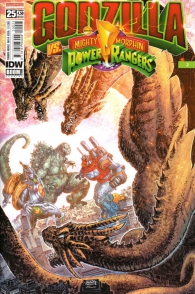 Fumetto - Godzilla n.25: Mighty morphin power rangers teenage mutant ninja turtles n.2