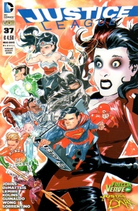 Fumetto - Justice league - the new 52 n.37: Variant cover harley quinn