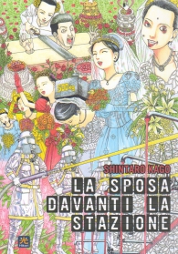 Fumetto - La sposa davanti la stazione