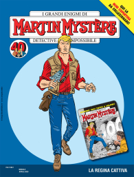 Fumetto - Martin mystere n.398: Cover b - mini copertina martin mystere 100