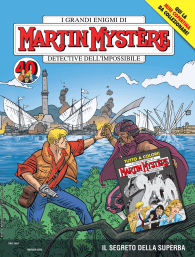 Fumetto - Martin mystere n.399: Cover a - mini copertina martin mystere 200