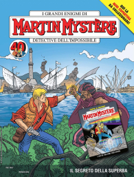 Fumetto - Martin mystere n.399: Cover b - mini copertina martin mystere 300