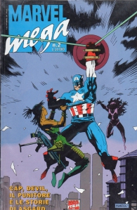 Fumetto - Marvel mega n.2: Cap, devil, il punitore e le storie di asgard