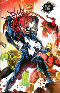 Fumetto - Marvel miniserie n.285: Venom war - variant team dylan / team eddy n.2