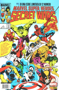 Fumetto - Marvel replica - super heroes secret wars n.1