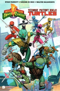 Fumetto - Mighty morphin power rangers teenage mutant ninja turtles