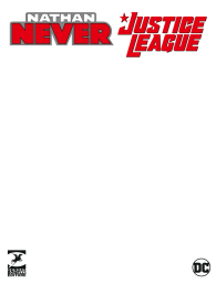 Fumetto - Nathan never/justice league: Variant cover bianca