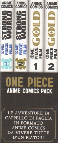 Fumetto - One piece - strong world - anime comics: Serie completa 1/4 con cofanetto