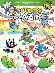 Fumetto - Scottecs gigazine n.27: Variant cover componibile n.1