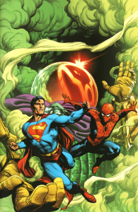Fumetto - Spider-man/superman: Variant cover di gary frank