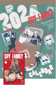 Fumetto - Spy x family n.1: Variant cover + calendario 2024