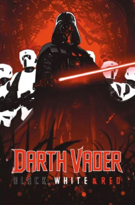 Fumetto - Star wars - darth vader black white e red