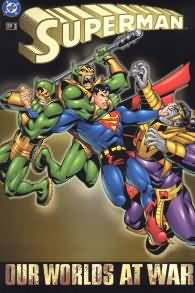 Fumetto - Superman tp our worlds at war n.3