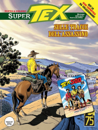 Fumetto - Tex - super n.19: Cover a - sulle tracce dell'assassino - mini copertina tex 500