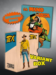 Fumetto - Tex numero uno - la mano rossa - variant box: Logo arancione