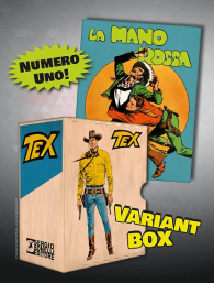 Fumetto - Tex numero uno - la mano rossa - variant box: Logo verde