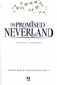 Fumetto - The promised neverland - grace field collection set n.3