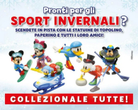 Fumetto - Topolino - statuine sport invernali: Serie completa 1/4