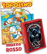 Fumetto - Topolino n.3689: Con carte da gioco - mazzo rosso