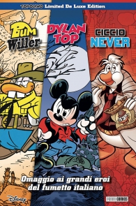 Fumetto - Topolino limited deluxe edition n.16: Trilogia dylan top, bum willer, ciccio never