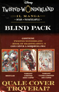 Fumetto - Twisted wonderland - the book of heartslabyul n.1: Blind pack