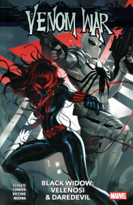 Fumetto - Venom war: Black widow: velenosi & daredevil