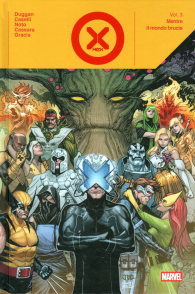 Fumetto - Marvel deluxe - x-men di jonathan hickman n.3: Mentre il mondo brucia