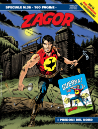 Fumetto - Zagor - speciale n.36: Cover a - i predoni del nord - mini copertina zagor 31