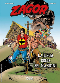 Fumetto - Zagor le origini - volume n.8: La lega delle sei nazioni