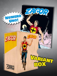 Fumetto - Zagor numero uno - la foresta degli agguati - variant box: Logo blu