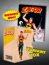 Fumetto - Zagor numero uno - la foresta degli agguati - variant box: Logo rosso