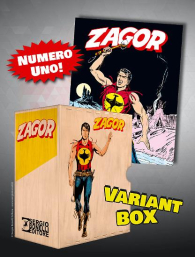 Fumetto - Zagor numero uno - la foresta degli agguati - variant box: Logo bianco