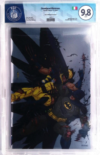 Fumetto Gradato - Deadpool / batman - incentive foil variant steve mcniven: Fumetto gradato - 9.8