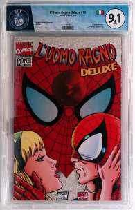 Fumetto Gradato - L'uomo ragno - deluxe - hologram limited edition n.12: Fumetto gradato - 9.1