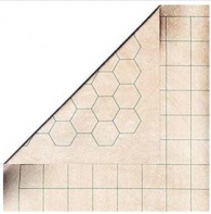 Gioco di ruolo - Battlemat - reversible: 66cm x 60cm - squares e hexes