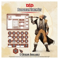Gioco di ruolo - Dungeons & dragons - 5a edizione: Barbarian token set