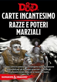 Gioco di ruolo - Dungeons & dragons - 5a edizione: Carte incantesimo razze e poteri marziali