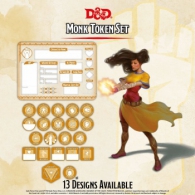 Gioco di ruolo - Dungeons & dragons - 5a edizione: Monk token set