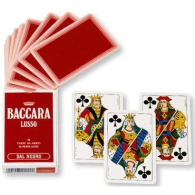 Gioco - Carte da gioco: Baccara lusso extra - rosso