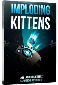 Gioco da tavolo - Exploding kittens: Imploding - espansione da 20 carte