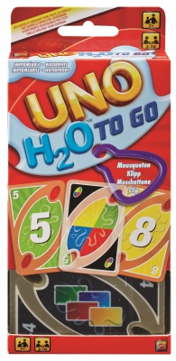 Gioco - Gioco di carte - uno: H2o to go - carte impermeabili con clip