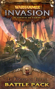 Gioco - Gioco di carte - warhammer invasion - battle pack: La roccia di ferro