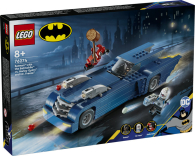 Gioco - Lego super heroes - batman: Batman  with batmobile vs. harley quinn and mr freeze