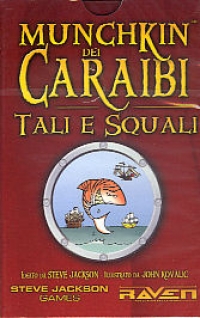 Gioco - Gioco di carte - munchkin dei caraibi: Tali e squali