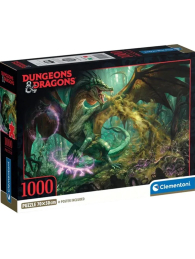 Gioco - Puzzle - dungeons & dragons - dragone verde: 1000 pezzi