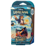 Mazzo lorcana - mare di azzurrite - starter deck: Ambra/rubino - jim hawkings/tigro